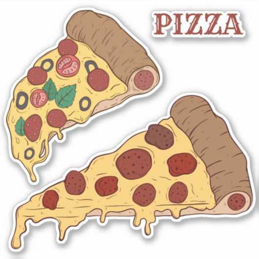 PIZZA STICKER (Voorkant)