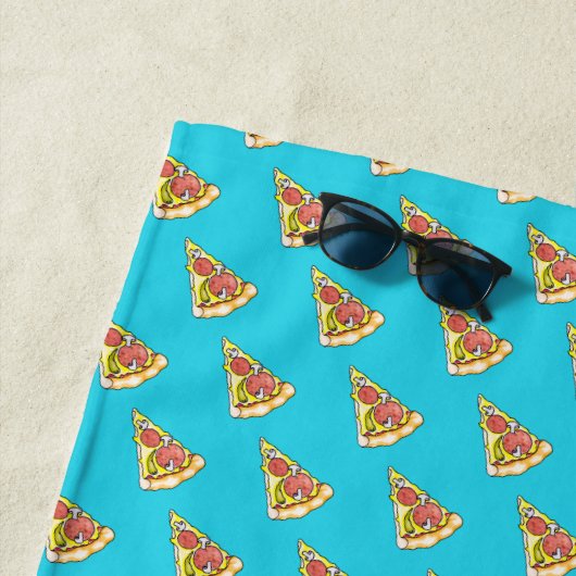 Pizza Strandlaken (In situ)