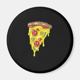 Pizza Stück Salami Magneet