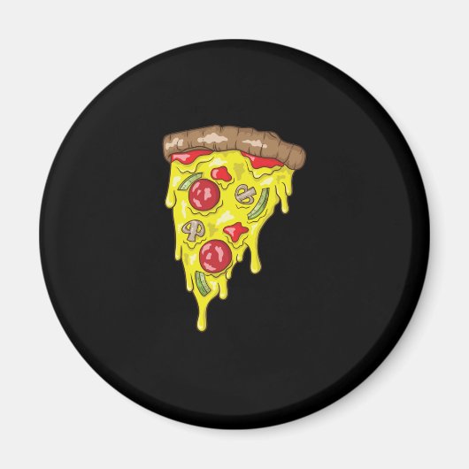 Pizza Stück Salami Magneet (Voorkant)