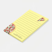 Pizza Supreme Combo Cute Kinder Food Post-it® Notes (Schuin)