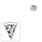 Pizza Supreme Combo Cute Kinder Food Rubberstempel (Gestempeld)