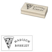 Pizza Supreme Combo Leuke Kinder Voedselnaam Rubberstempel (Gestempeld)