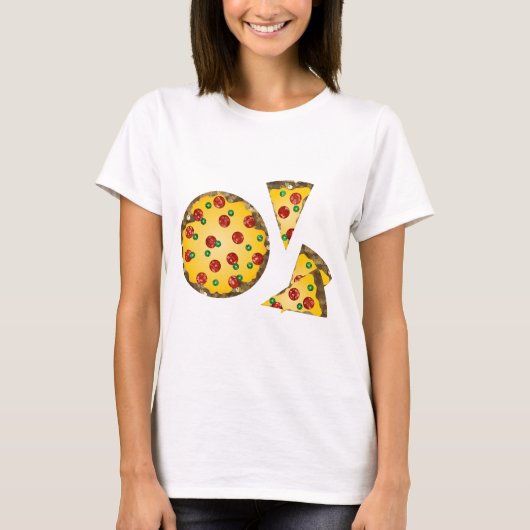 pizza t-shirt (Voorkant)
