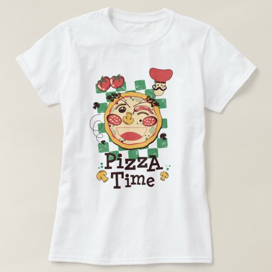 Pizza T-Shirt (Design voorkant)