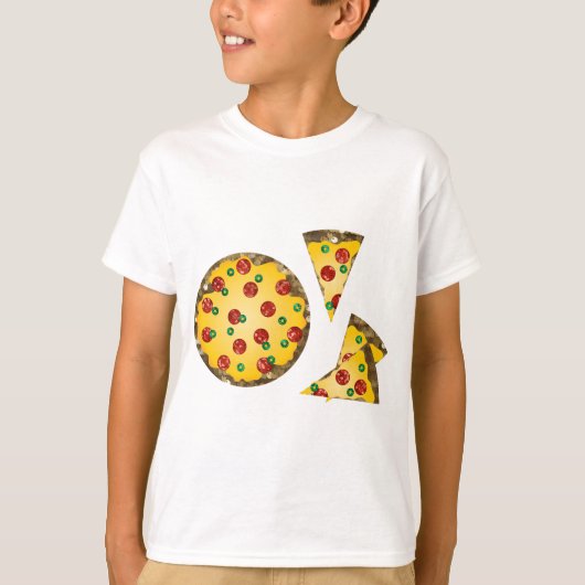 pizza t-shirt (Voorkant)