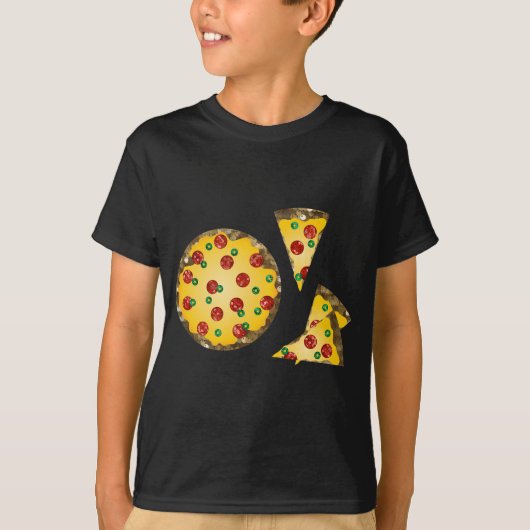 pizza t-shirt (Voorkant)