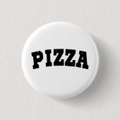 Pizza T-Shirt Trucker Ronde Button 3,2 Cm (Voorkant)