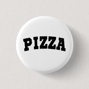 Pizza T-Shirt Trucker Ronde Button 3,2 Cm