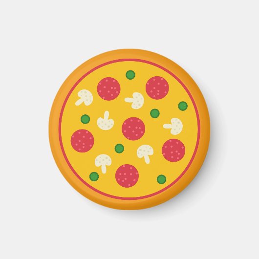Pizza Taart Magneet (Voorkant)
