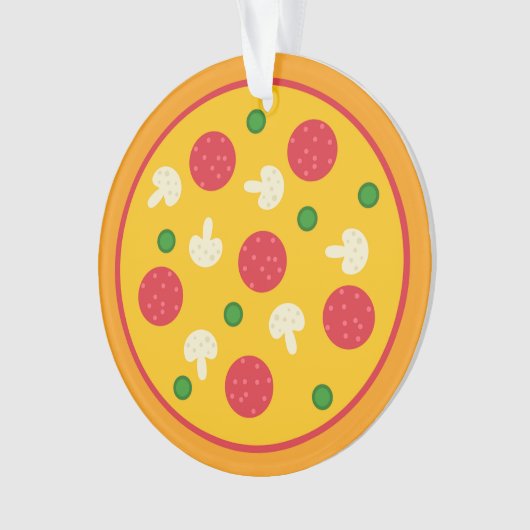 Pizza Taart Ornament (voorkant)
