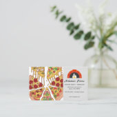 Pizza Taart Sneden | Bakoven Visitekaartje (Staand voorkant)