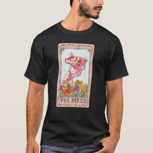Pizza Tarot Kaart, Cottagecore Tarot Reader Lezen T-shirt