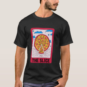 Pizza Tarotkaart Italiaans eten Halloween Pizza Li T-shirt