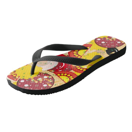 Pizza Teenslippers (Schuin)