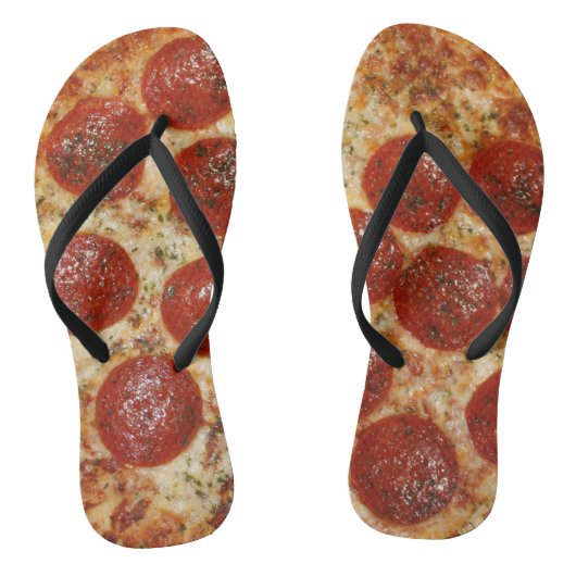 Pizza Teenslippers (Voetbed)