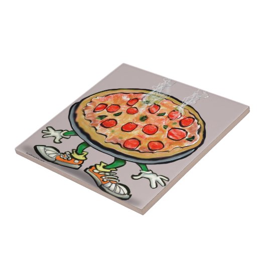Pizza Tegeltje (Zijkant)
