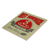 Pizza Tegeltje (Zijkant)