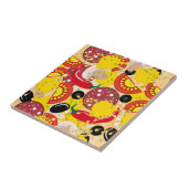 Pizza Tegeltje (Zijkant)