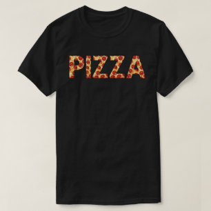 PIZZA Tekst T-shirt