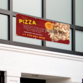 Pizza Tentoonstelling Aangepaste Banner (Buitenkant Gebouw)