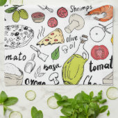 Pizza  theedoek (Gevouwen)