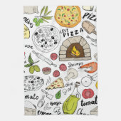 Pizza  theedoek (Verticaal)