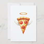 Pizza-thema Een klein stukje van de hemel Baby sho Kaart (Achterkant)