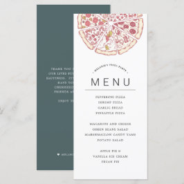 Pizza Thema Feest | Eetmenu Menu