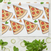 Pizza thema theedoek (Gevouwen)