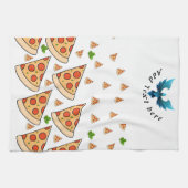 Pizza thema theedoek (Horizontaal)