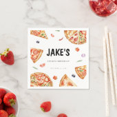 Pizza thema Verjaardag Servet (Insitu)