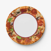 Pizza ThMED Papieren Bordje (Voorkant)