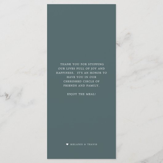 Pizza Thmed Party | Menu Voedsel (Achterkant)