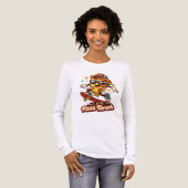 Pizza Thrash Grappige Skate Pizza T-shirt (Voorkant)