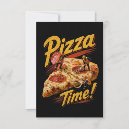 Pizza Tijd! Bedankkaart