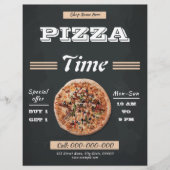 Pizza Tijd Flyer (Voorkant)