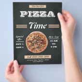 Pizza Tijd Flyer (Hand)