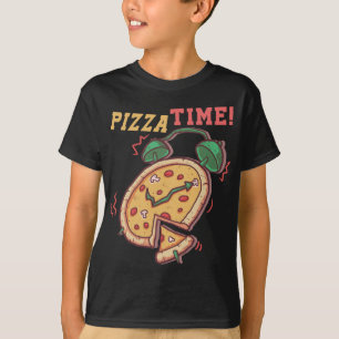 Pizza Tijd Grappig Pizza Wekker Pizza Italiaans F T-shirt