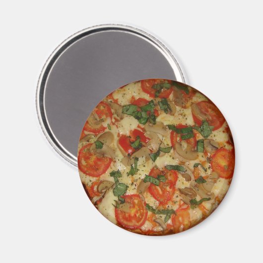 Pizza Tijd - Heerlijk! Magneet (Voorkant / Achterkant)