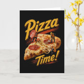 Pizza Tijd! Kaart (Gele Bloem)