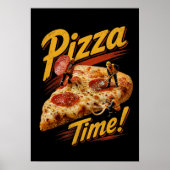 Pizza Tijd! Poster (Voorkant)