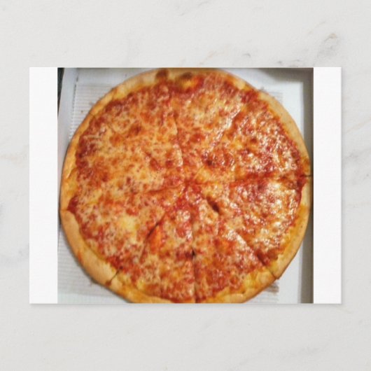 Pizza Time. Briefkaart (Voorkant)