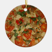 Pizza Time. Keramisch Ornament (Voorkant)