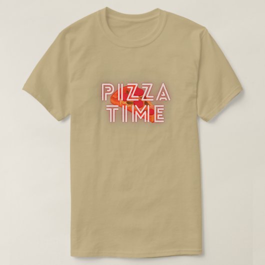 Pizza Time Lazy Chill Design Premium 24624543 T-shirt (Design voorkant)