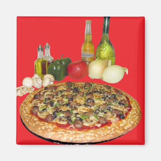 Pizza Time Magneet (Voorkant)