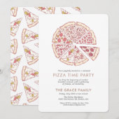 Pizza Time Party | Kaart (Voorkant / Achterkant)