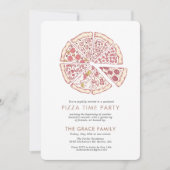 Pizza Time Party | Kaart (Voorkant)