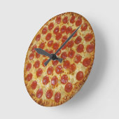 Pizza Time Pizza Clock Ronde Klok (Hoek)