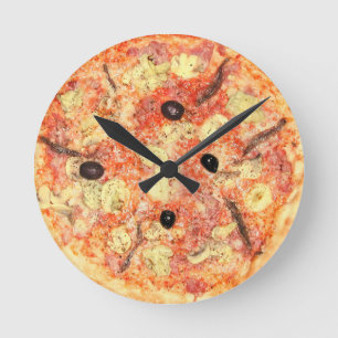 Pizza Time Ronde Klok